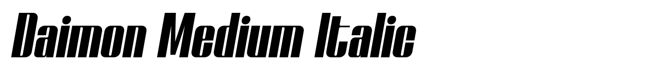 Daimon Medium Italic